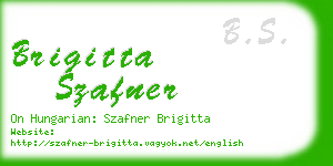 brigitta szafner business card